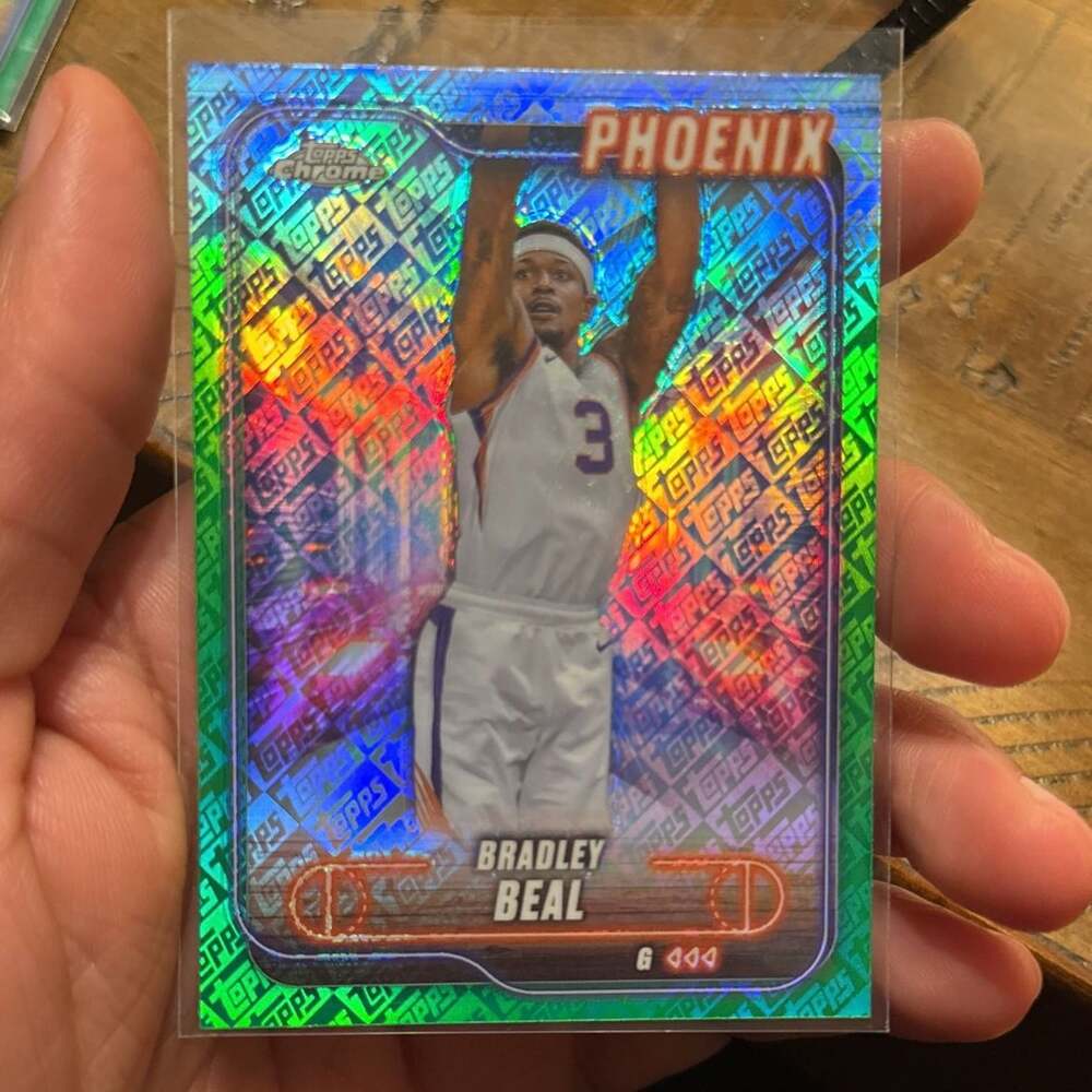 Bradley Beal 2024-25 Topps Chrome Green Refractor /99